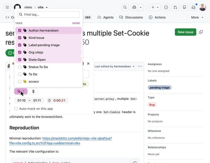 github-tags